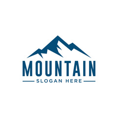 Mountain logo vector design illustration
