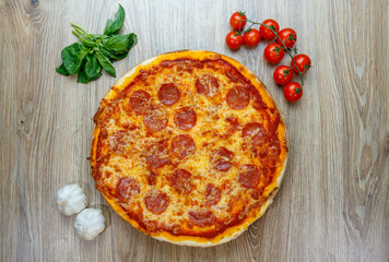 pizza pepperoni and cheese