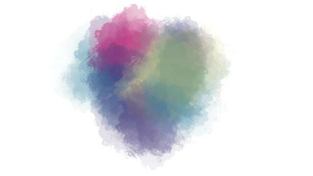 Abstract multicolored background texture ,brush strokes with watercolor paints on canva . High quality photo