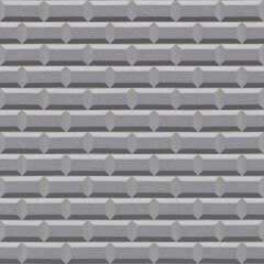 Enameled subway tile background, abstract texture of gray brick, surface and ceramic wall design. Interior wall decoration mosaic close-up. 3D-rendering