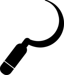 Agriculture, equipment, farming, sickle, tool icon.eps