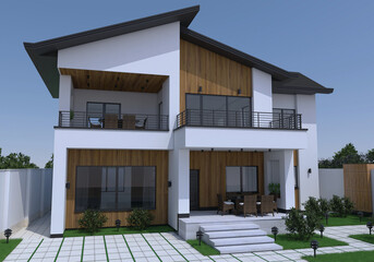 3D Exterior House Design