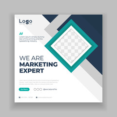 business social media post banner template