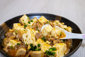 豚肉入り麻婆豆腐