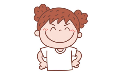 いばりんぼの女の子