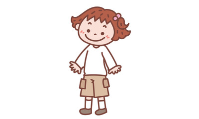 おちょんぼの女の子