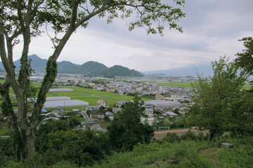韮山城跡からの風景／日本静岡県伊豆の国市