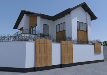 3D Exterior House Design