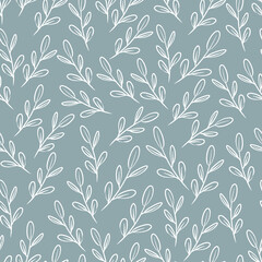 Fototapeta na wymiar seamless pattern,twig,textile design,pink,blue,grey
