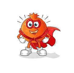 pomegranate heroes vector. cartoon character