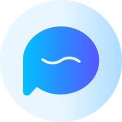 chat gradient icon