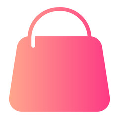 shopping bag gradient icon