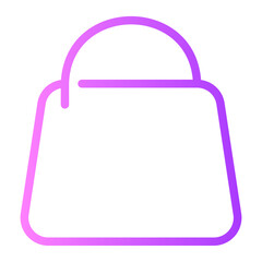 shopping bag gradient icon