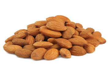 Almond nut isolated on white background