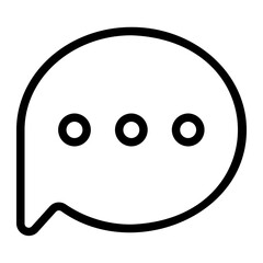 chat line icon