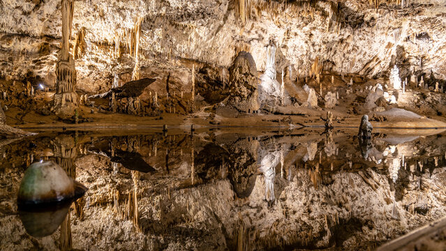 Stalactite decoration of Punkva Caves