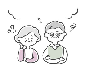 頭の中でいろいろ心配をする夫婦