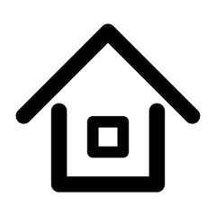 Simple house icon. Vector about house.