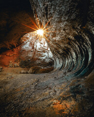 The God's Bridge in Bulgaria in winter time