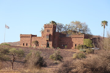 Fototapeta na wymiar Duwisib Castle in Namibia