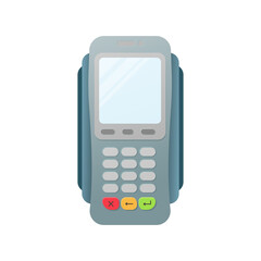 Mobile terminal for cashless payments.