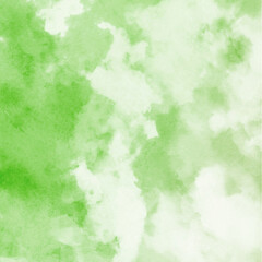Modern simple creative light green watercolor painted paper textured effect background.