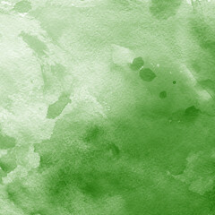 Modern simple creative light green watercolor painted paper textured effect background.