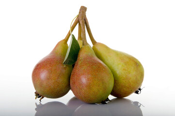 Fresh Pears Isolated on White Background