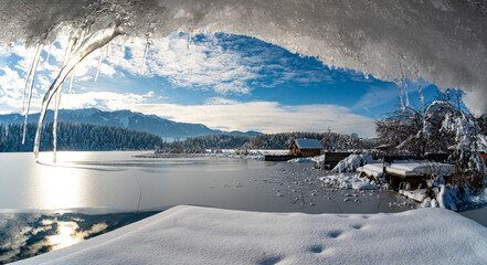 Faaker See im Winter (Kärnten/Austria)