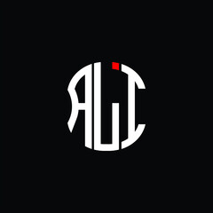 ALI letter logo creative design. ALI unique design - obrazy, fototapety, plakaty