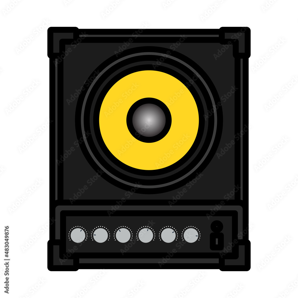 Wall mural Audio Monitor Icon