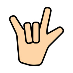 Rock Hand Icon