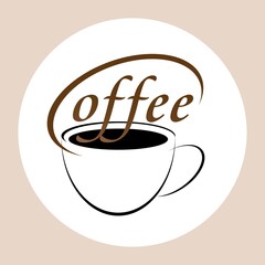 Coffee and tea icon design