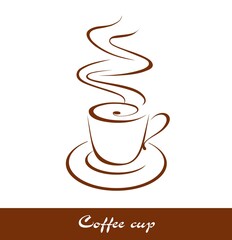 Coffee and tea icon design