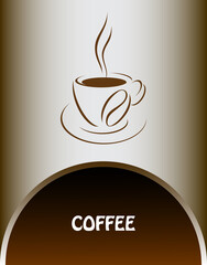 Coffee and tea icon design