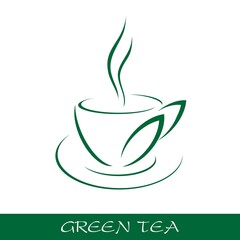 Coffee and tea icon design