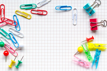 Abstract striped notebook on white paper line pattern. Blank notebook. picture for add text message or used background on website