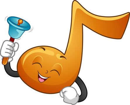 recommend clip art: Mascot Music Note Play Bell Illustration