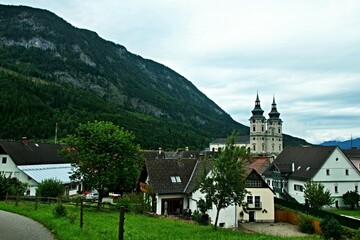 Austrian Alps - view of the Spital am Pyhrn in Totes Gebirge