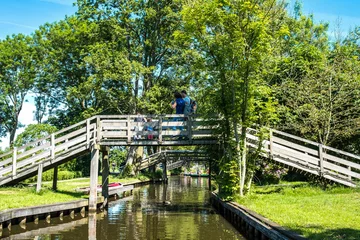 Crédence de cuisine en verre imprimé Brugges Giethoorn, Overijssel province, The Netherlands