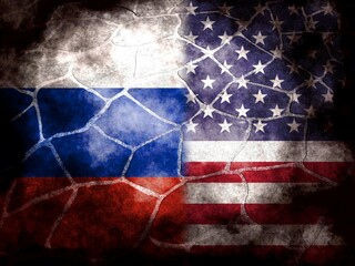 It combines the flags of Russia and the United States , tells the concept of communication and...