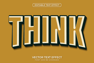 Think Text Effect