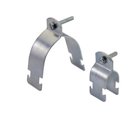 steel clamp strut type zinc plated