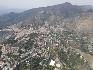 Aerial view of Taormina