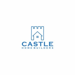 Castle Home Builder Logo Design