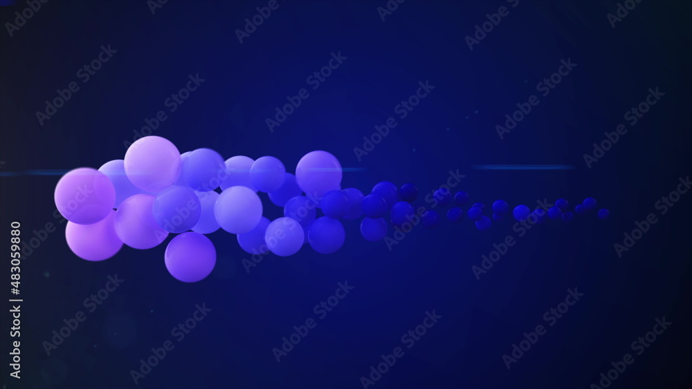 Poster audio visual futuristic sphere ball waveform equalizer, vj performance motion graphics, sound waves 