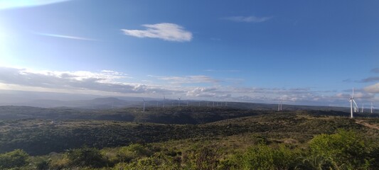 panorama of the mountains