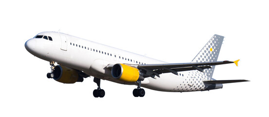 airplane isolated on white background