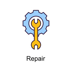  Repair vector Filled Outline Icon Design illustration. Home Improvements Symbol on White background EPS 10 File