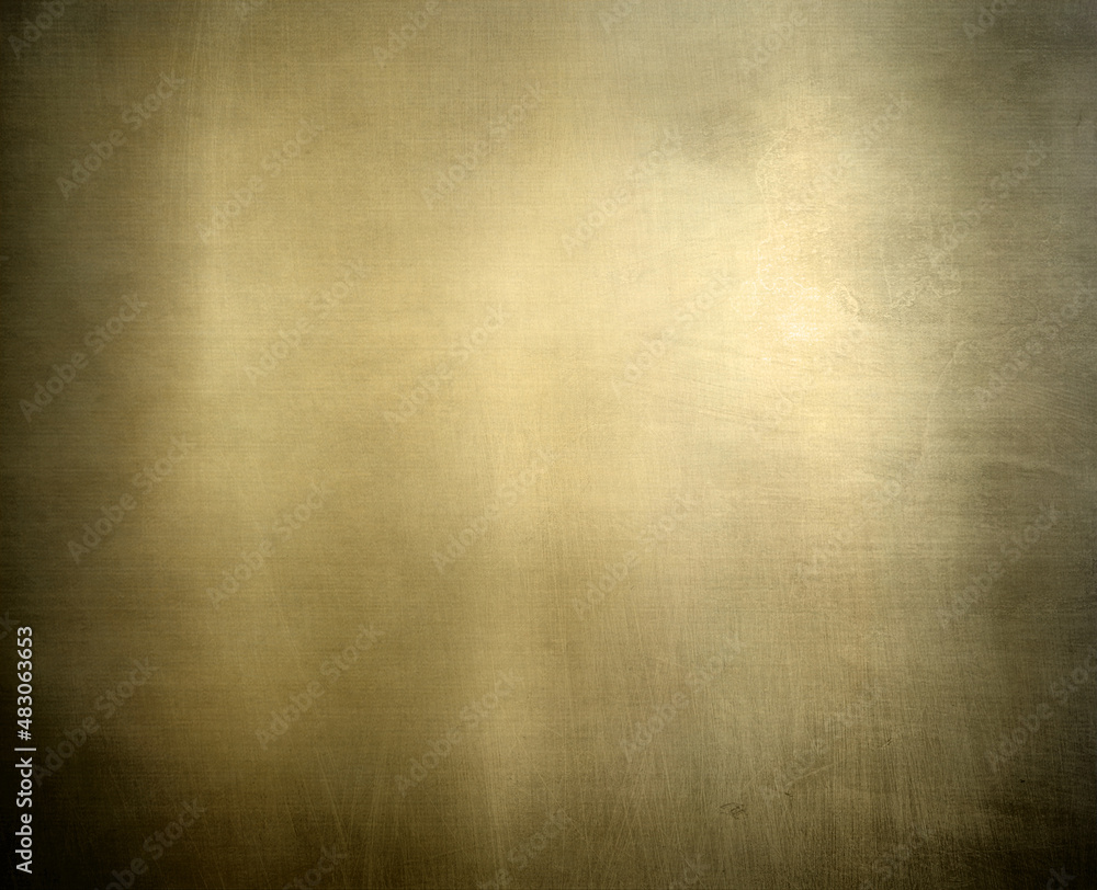 Wall mural gold metal texture for design